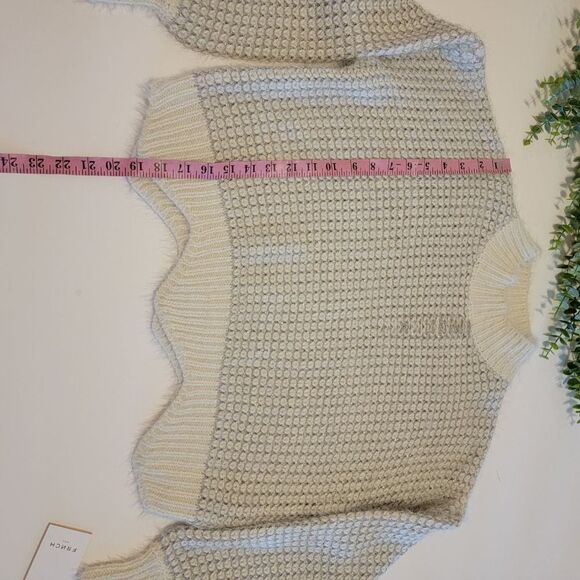 NEW FRNCH Shimmer Knit Pullover Sweater - Picture 9 of 13